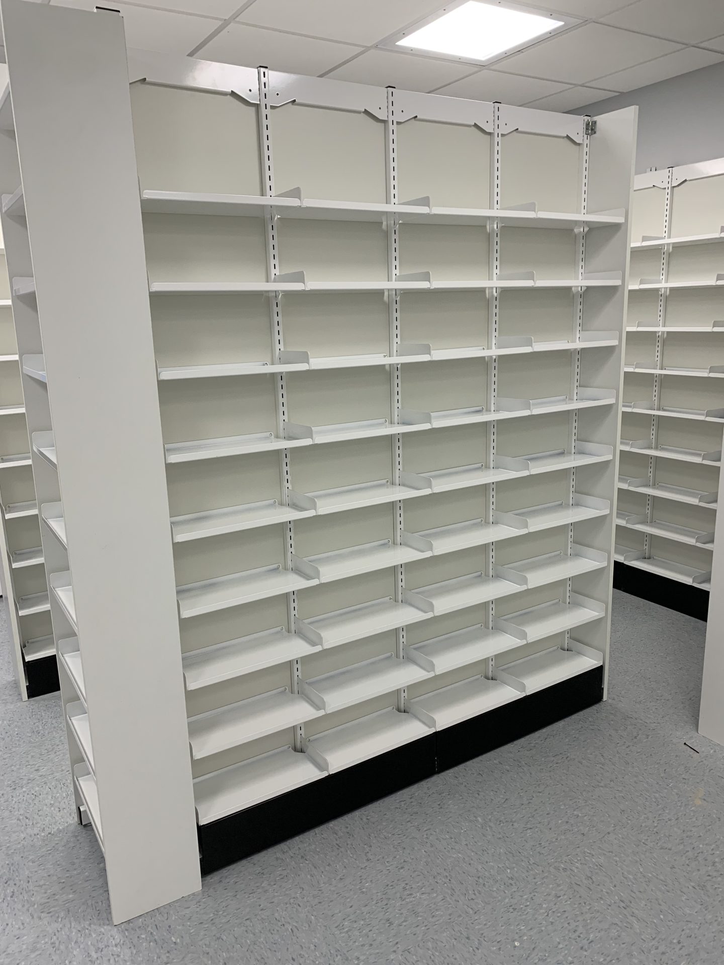 Pharmacy shelving